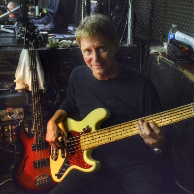 Hamilton bass player Tom Mendel